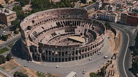 Roman Colosseum Before And After