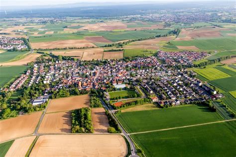 Luftaufnahme Reinheim Dorf Ansicht Am Rande Von Feldern Im Ortsteil