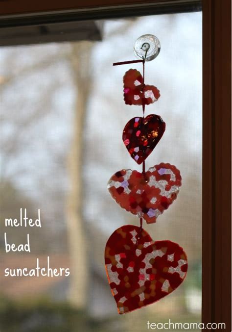Melted Bead Suncatchers Celebrating The Artful Year Teach Mama In