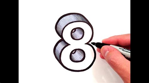 Https://tommynaija.com/draw/how To Draw A 8 In 3d