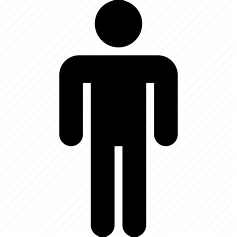 Bathroom Male Objects Sign Solid Icon