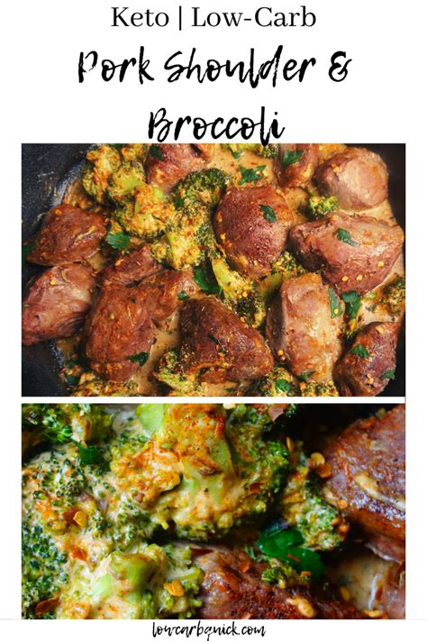 1 serving is 140g/5oz and has 1g net carbs. Keto Pork Shoulder & Broccoli with a Kick | Recipe ...