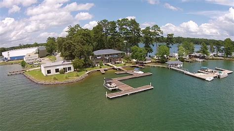 Real Island Marina Lake Martin Alabama Aerial Tour Youtube