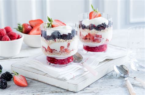 Fruity Yogurt Cups Healthy Dessert Recipes Tesco Real Food