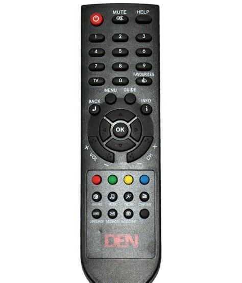 Buy India Electronics Remote Used For Den Set Top Box Online At Best