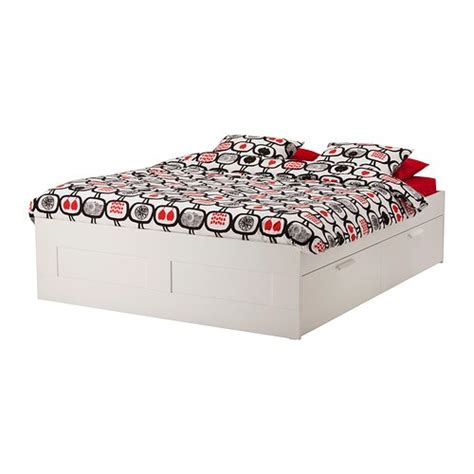 When it comes to shipping, the product is shipped in parts but the boxes are. BRIMNES Bed frame with storage, white - Queen - - - IKEA