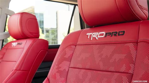 Toyota Sequoia 2023my Trd Pro Color White Interior Front Seats