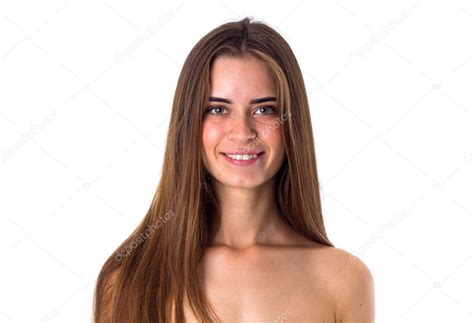 Femme Nue Aux Cheveux Longs Souriant Image Libre De Droit Par Dmitroza © 127622518