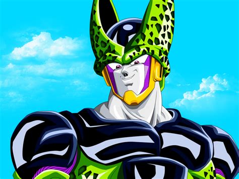 Cell, and death of a warrior. DRAGON BALL Z WALLPAPERS: Perfect cell