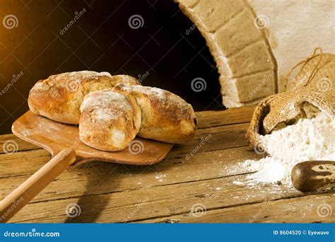 Bakery Scene With Rustic Swiss Bread Stock Photo Image Of Bread