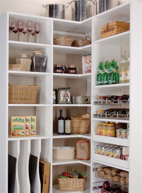 Made of untreated solid pine, the line works well with a more relaxed design aesthetic, like bohemian or country casual. Shelving Ideas for Pantry Include Rotating 360 Organizer ...