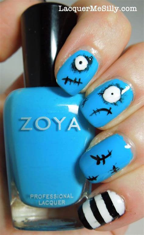 Best Yet Scary Halloween Nail Art Designs Ideas And Pictures 2013 2014