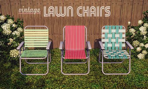 Gelinas Cc Vintage Lawn Chairs Ts3 To Ts4 The Sims 4 Wish List
