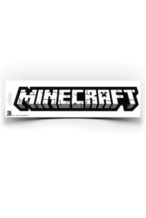 Minecraft Logo Sticker Accessory - Minecraft Accessories - Online Store