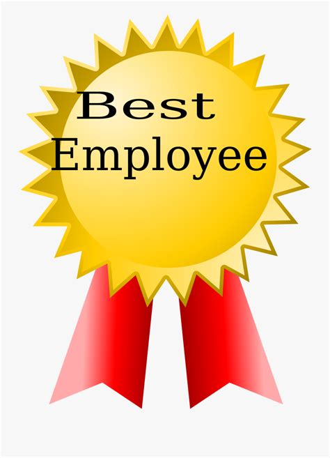 Best Employee Clip Arts Certificate Award Logo Png Free Transparent