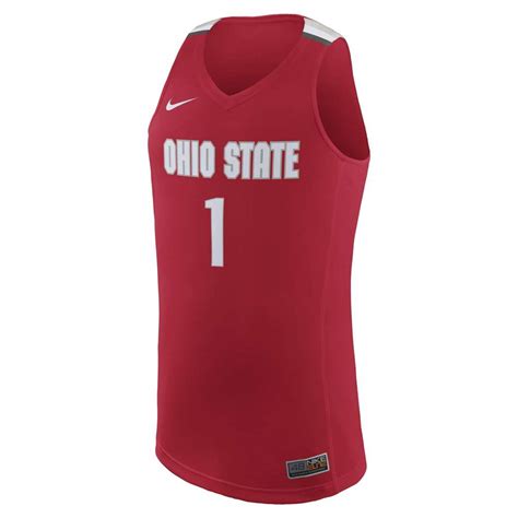 The most comprehensive coverage of the buckeyes men's basketball on the web with highlights, scores, game summaries, and rosters. Nike Ohio State Buckeyes Replica Basketball Jersey - #1 Red