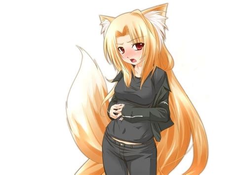 U13161 9230 Animal Ears Blush Foxgirl Jacket Orang By Grimriper75