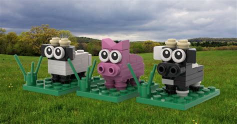 Lego Moc Mini Farm Animals By Nicole1 Rebrickable Build With Lego