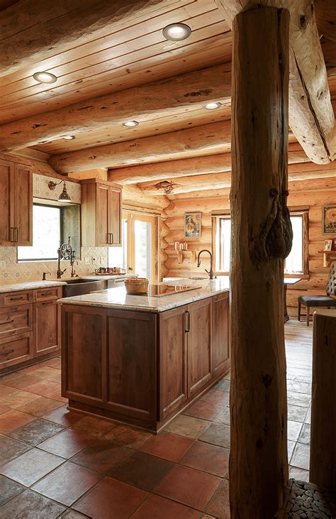 Log Cabin Interior Design Photos Cabinets Matttroy