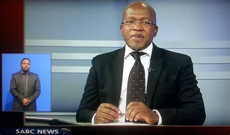 Tv With Thinus Dressed In Black South Africas News Anchors Are All