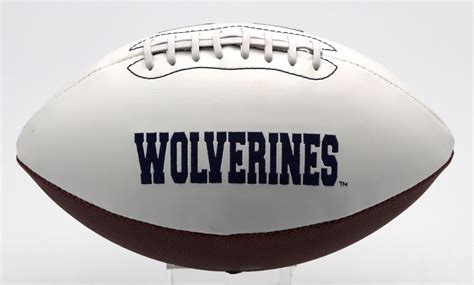 Matt schembechler spoke alongside two former university of michigan football players who also said they were repeatedly molested by the doctor. Bo Schembechler Signed University of Michigan Wolverines Logo Football (JSA LOA) | Pristine Auction