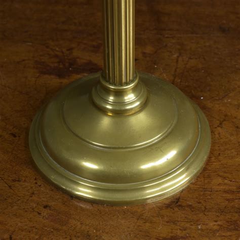 Antique And Reclaimed Listings Gec Reeded Brass Lamp Salvoweb Uk