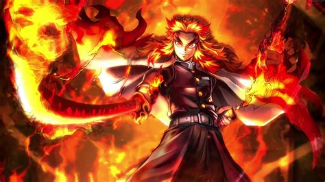 Anime Wallpaper 4k Pc Demon Slayer Demon Slayer Fire Wallpapers Top