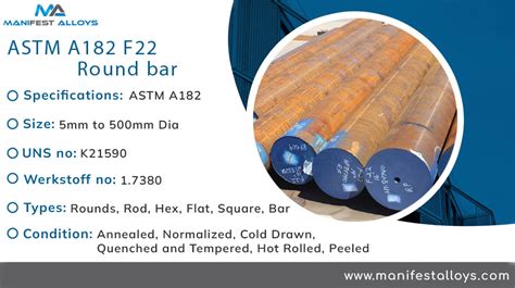 Astm A182 F22 Round Bar Supplier In India A182 Gr F22 Bright Bar