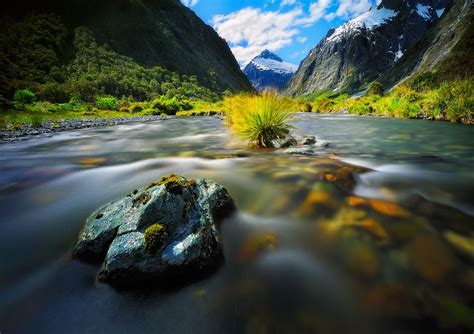 Monkey Creek Milford Sound New Zealand Camera Nikon D700 Lens 16