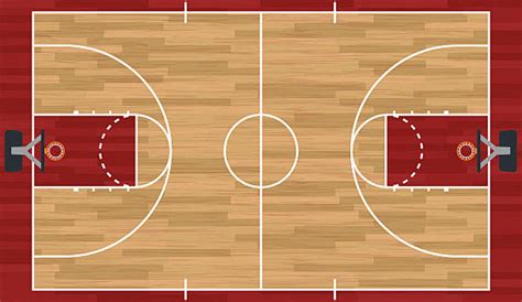 110 Basketball Court Overhead Stock Illustrations Royalty Free Vector
