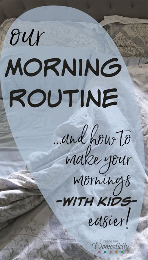 Morning Routine For Kids Set Yourself Up For Success ⋆ Exploring