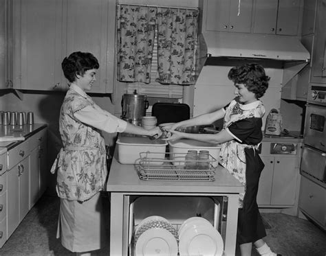 Two Women Wash Dishes Side 1 Of 1 The Portal To Texas History