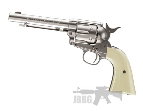 Colt Saa 45 Nickel And Pearl Single Action Army 177 Co2 Just Air Guns