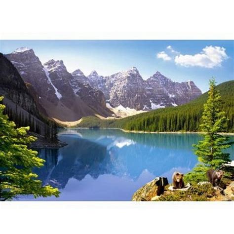 Puzzle 1000 Pièces Lac Moraine Parc National Banff Canada