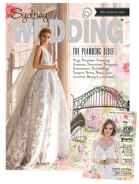 Sydney Wedding 26 Gowns Magazine Sneak Preview Modern Wedding