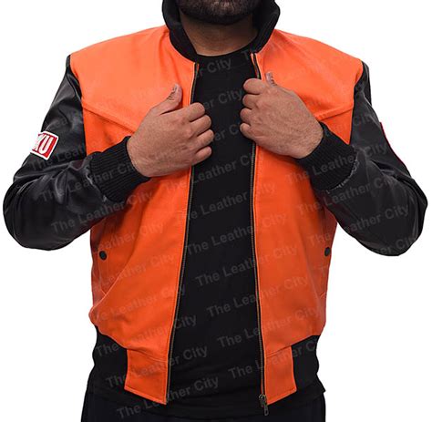 Dragon ball z is one of the most iconic anime ever created. Dragon Ball Z Goku 59 Orange Jacket - TheLeatherCity