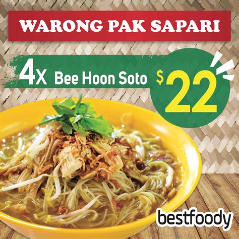 Day 1 penang halal food vlog shane and junisa. Qoo10 - Warong Pak Sapari Halal Bee Hoon Soto For 4 Pax ...