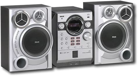 Rca 300w Bookshelf Compact Stereo System With 5 Disc Cd