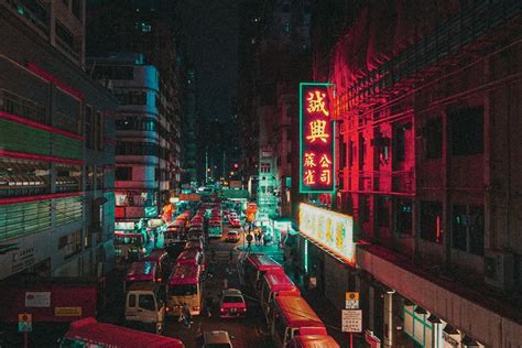Mong Kok Night View Landmarks Views Night
