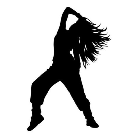 Hiphop Danser Raamsticker Muurstickers