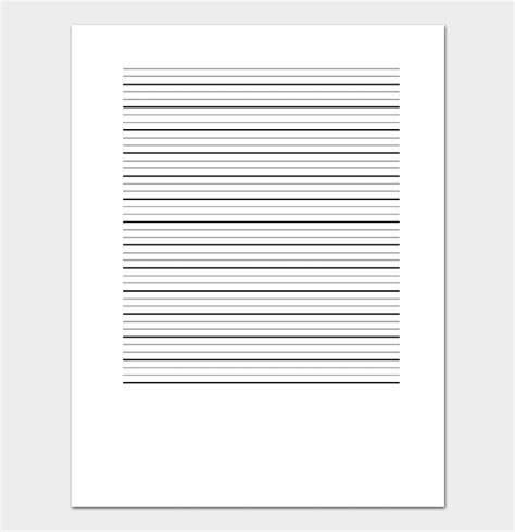 Lined Paper Template 38 Free Lined Papers In Word Pdf