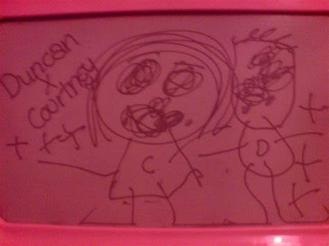 Omg My Four Year Old Sister Drew Duncanxcourtney Duncan And Courtney Fan Art 10457129