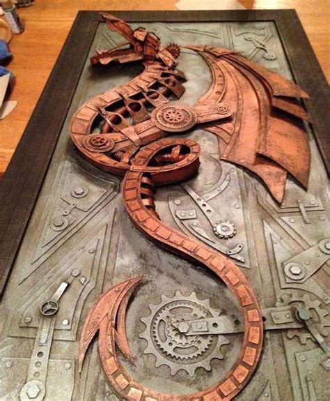 Lance Oscarsons Cardboard Steampunk Sculptures Are Amazing The Odd Blogg