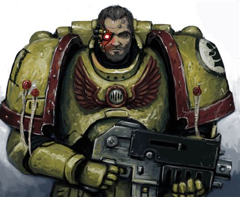 Space Marine Captain Titus Warhammer 40000 Warriors Assault Rifle