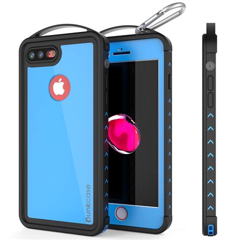 Iphone 8 Plus Waterproof Case Punkcase Alpine Series Light Blue H