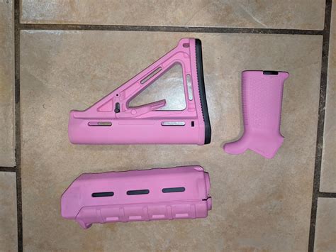 Pink Magpul Moe Furniture Set Carbine Ar15com