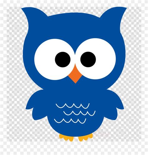 Blue Owls Clipart Set Cute Owls Clip Art Set Blue Owls Boy Clip Art