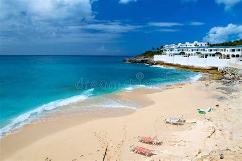 Sint Maarten Cupecoy Beach Stock Photo Image Of Outside Caribbean