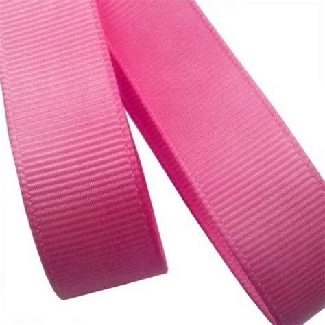 Pink Polyester Grosgrain Ribbon Tape At Rs Meter In Sonipat Id