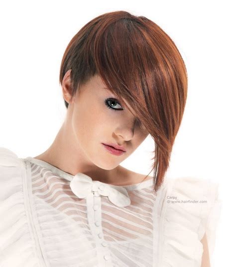 You can leave hair longer in front and style them differently. Hairstyles long in front short in back